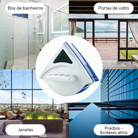 Limpador de Vidros Magnético