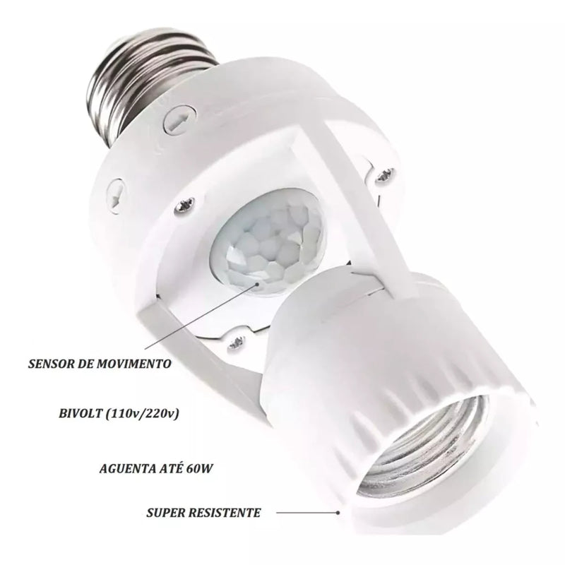 Sensor de presença e movimento para lâmpada