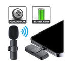 Microfone de lapela Tipo C