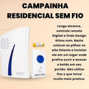 Campainha Sem Fio Longo Alcance Wireless