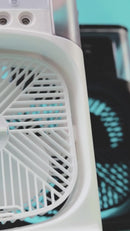 Mini Ar Condicionado Umidificador de Ar Ventilador Portátil Mesa