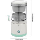 Espremedor de frutas elétrico inoxidável